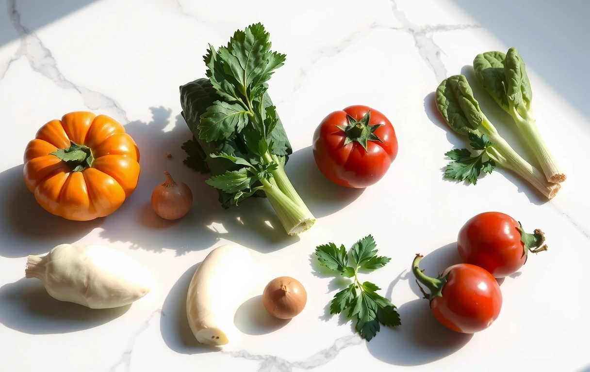 Frische Zutaten für Kochkurse